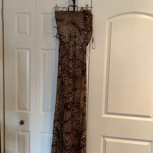 Leopard print dress